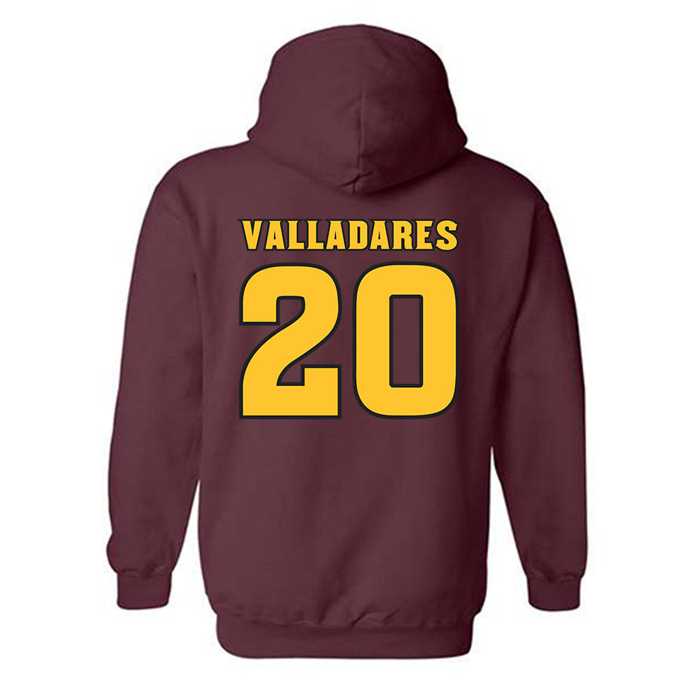Arizona State - NCAA Women's Soccer : Cameron Valladares - Replica Shersey Hooded Sweatshirt