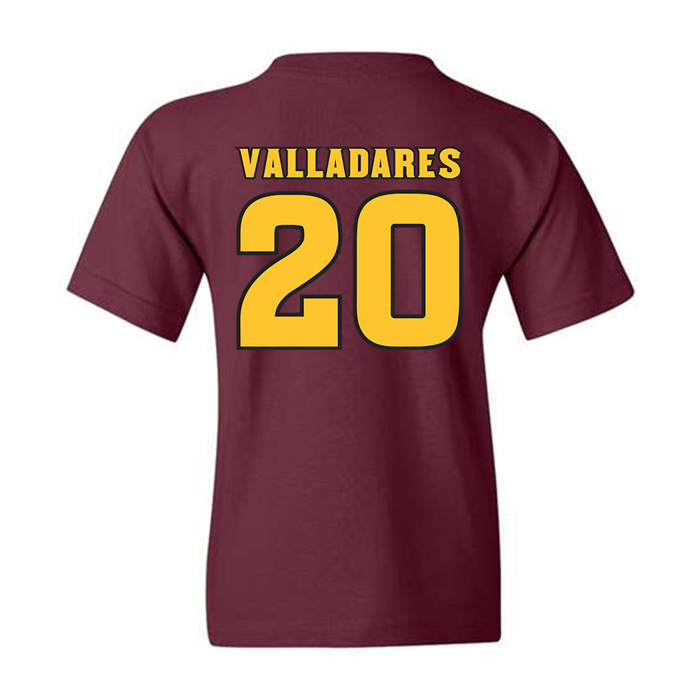 Arizona State - NCAA Women's Soccer : Cameron Valladares - Replica Shersey Youth T-Shirt