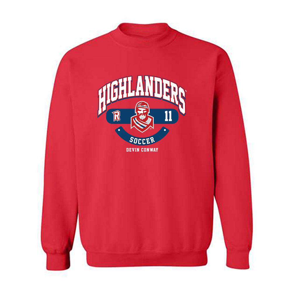 Radford - NCAA Men's Soccer : Devin Conway - Classic Fashion Shersey Crewneck Sweatshirt-0