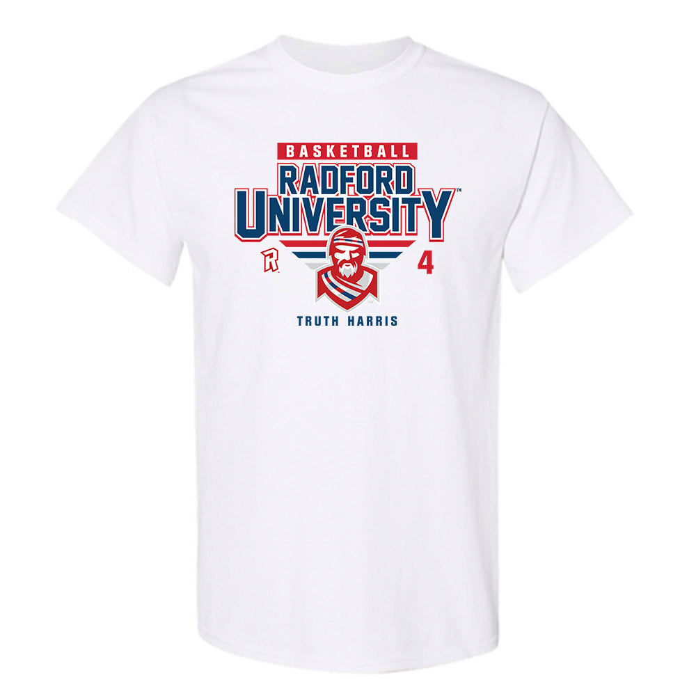 Radford - NCAA Men's Basketball : Truth Harris - Classic Fashion Shersey T-Shirt