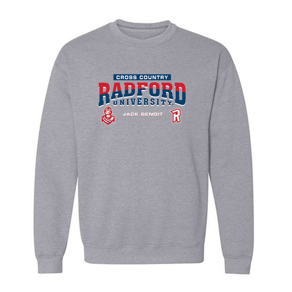 Radford - NCAA Men's Cross Country : Jack Benoit - Classic Fashion Shersey Crewneck Sweatshirt-0