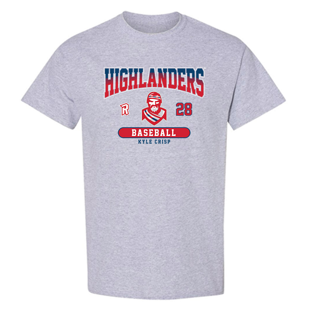 Radford - NCAA Baseball : Kyle Crisp - Classic Fashion Shersey T-Shirt-0