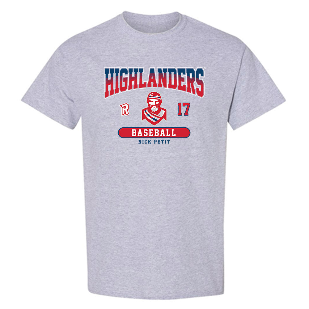 Radford - NCAA Baseball : Nick Petit - Classic Fashion Shersey T-Shirt