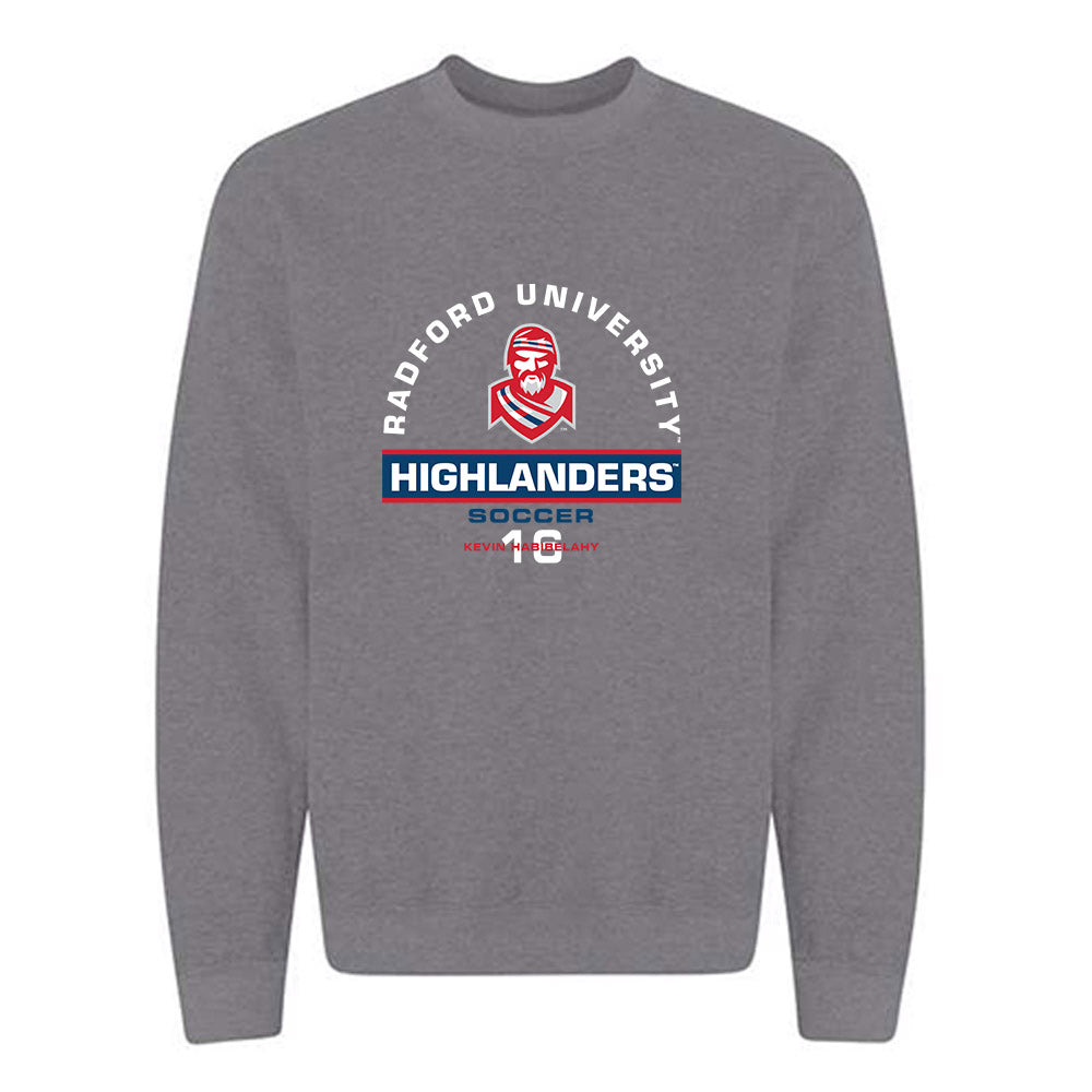 Radford - NCAA Men's Soccer : Kevin Habibelahy - Classic Fashion Shersey Crewneck Sweatshirt-0