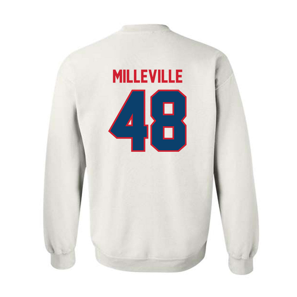 - NCAA Baseball : Joshua Milleville - Classic Shersey Crewneck Sweatshirt-1