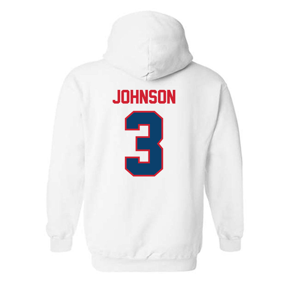 Radford - NCAA Men's Basketball : Jaylon Johnson - Classic Shersey Hooded Sweatshirt-1