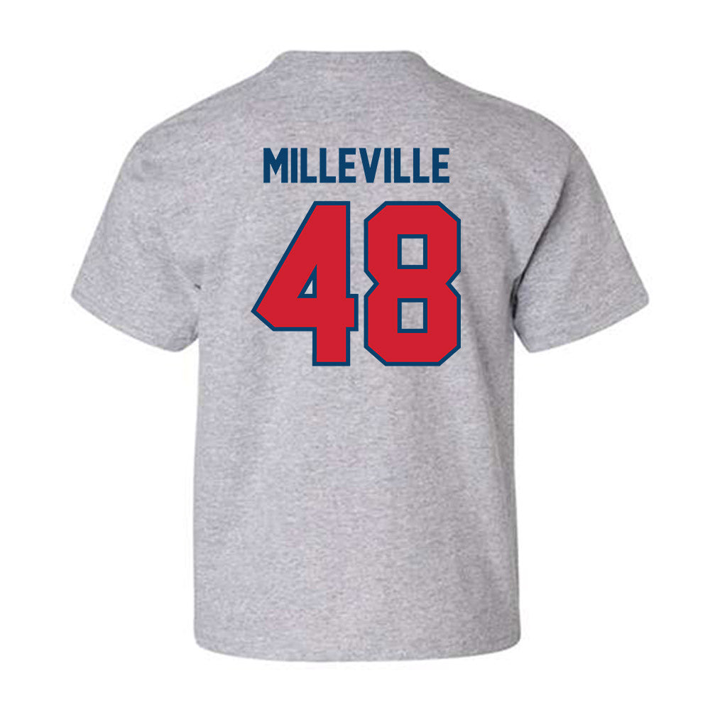 - NCAA Baseball : Joshua Milleville - Classic Shersey Youth T-Shirt-1