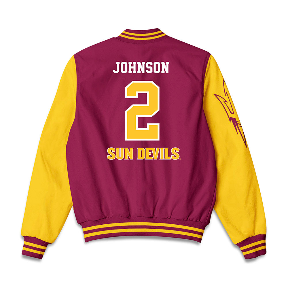 Arizona State - NCAA Men's Basketball : Anthony Johnson - Bomber Jacket-1