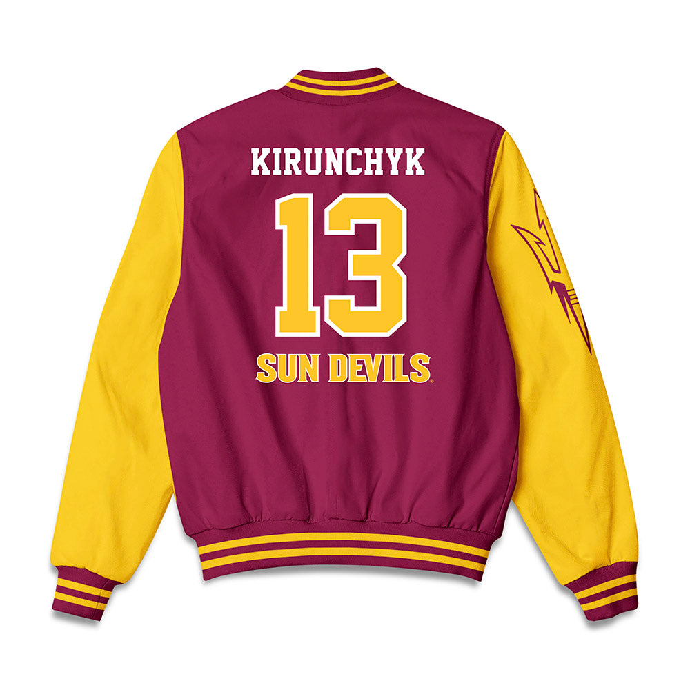 Arizona State - NCAA Beach Volleyball : Ava Kirunchyk - Bomber Jacket