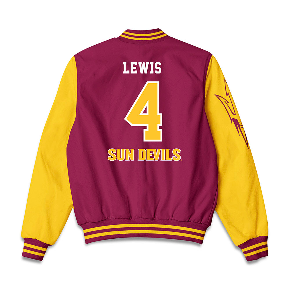 Arizona State - NCAA Women's Volleyball : Ella Lewis - Bomber Jacket-1