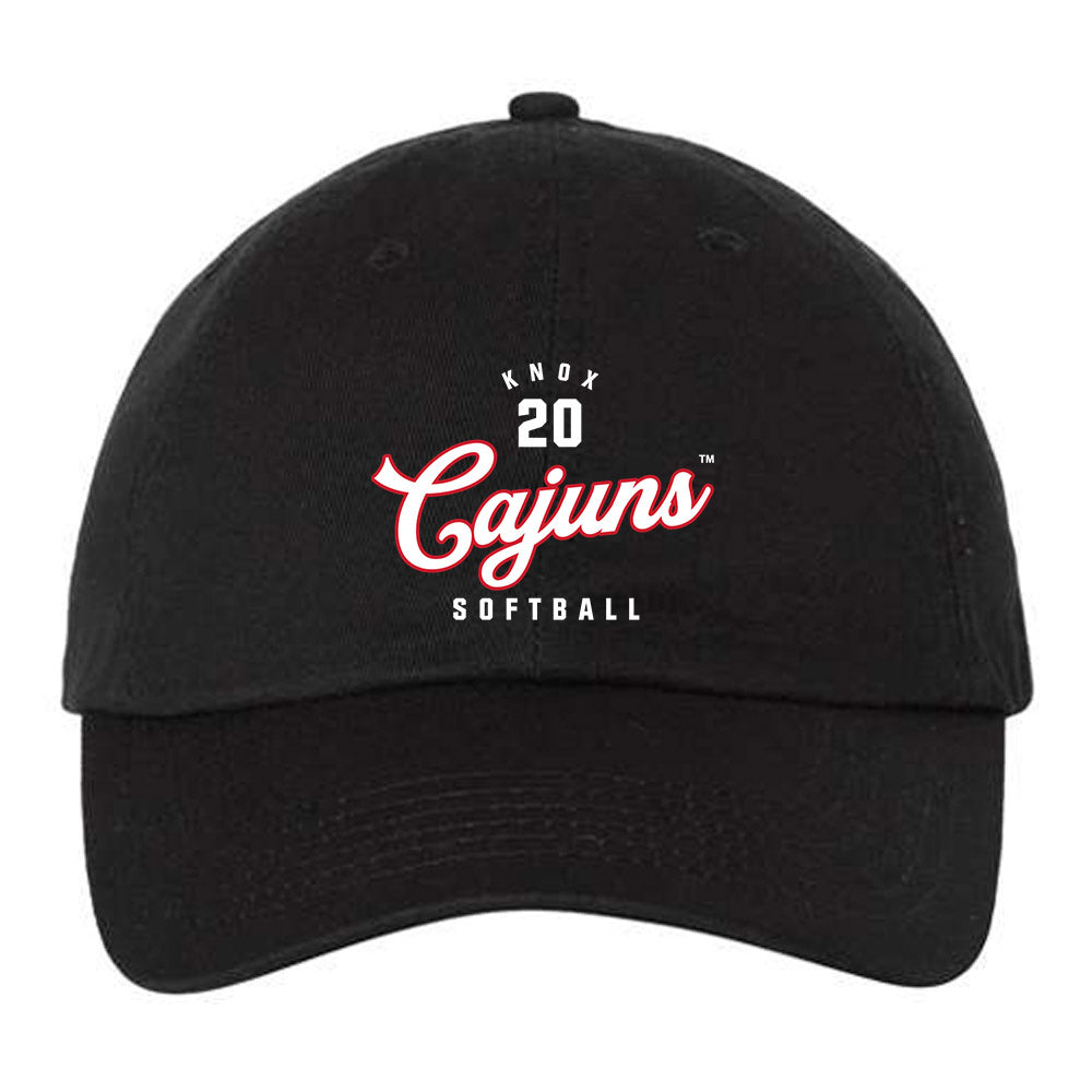 Louisiana - NCAA Softball : Lily Knox - Dad Hat-0