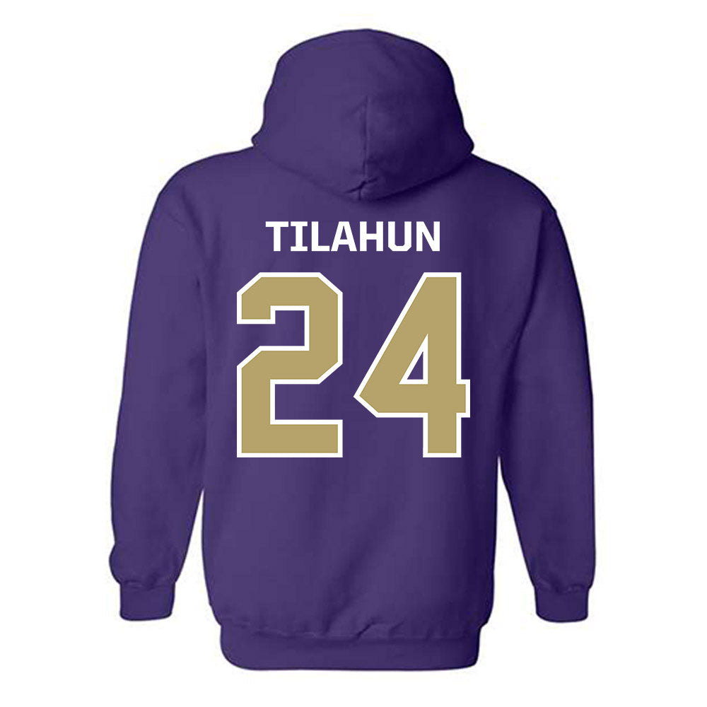 JMU - NCAA Men's Soccer : Henok Tilahun - Classic Shersey Hooded Sweatshirt-1
