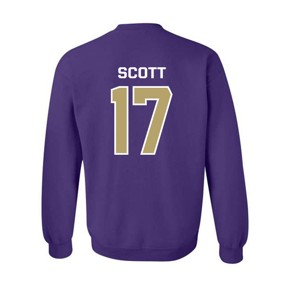 JMU - NCAA Football : Michael Scott - Classic Shersey Crewneck Sweatshirt-1
