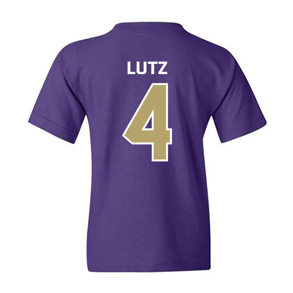 JMU - NCAA Baseball : Tyler Lutz - Classic Shersey Youth T-Shirt-1