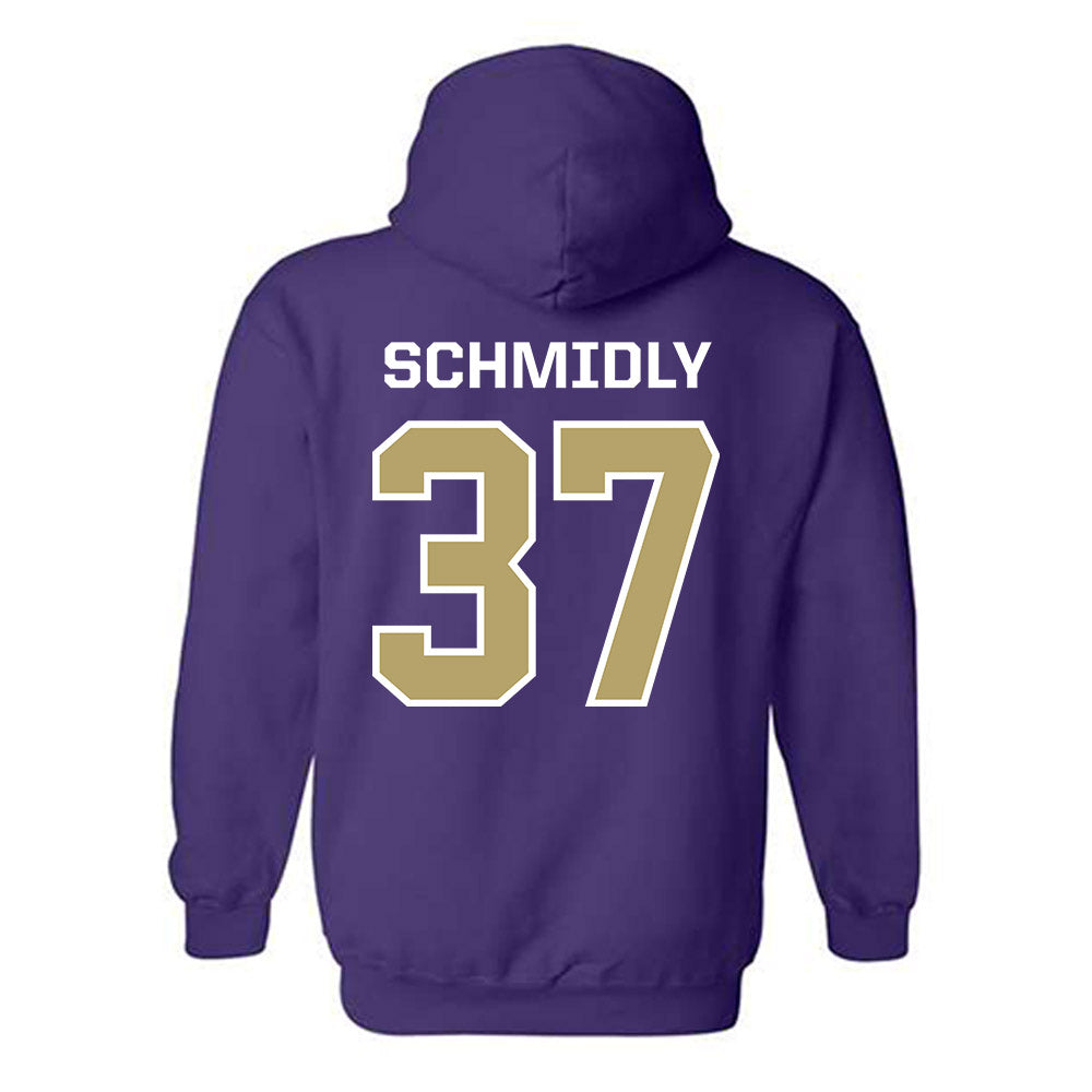 JMU - NCAA Baseball : Ike Schmidly - Classic Shersey Hooded Sweatshirt-1