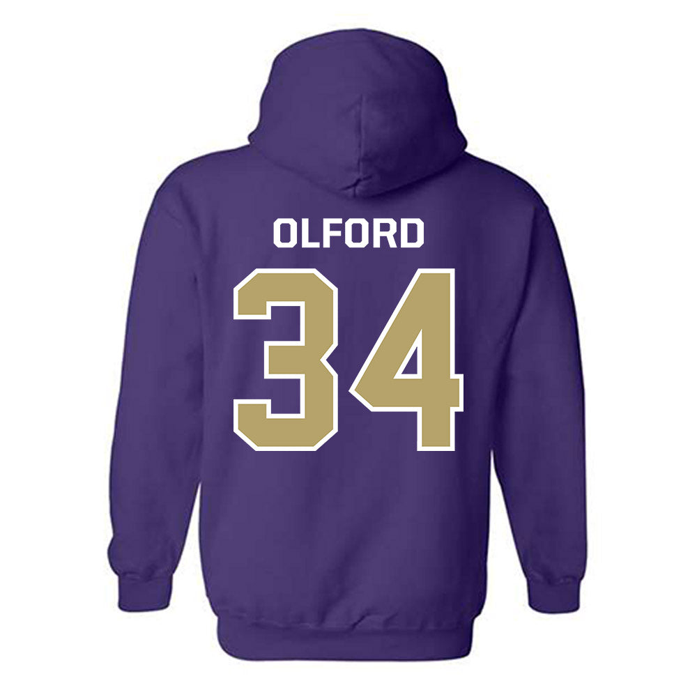 JMU - NCAA Football : Jamal Olford - Classic Shersey Hooded Sweatshirt-1