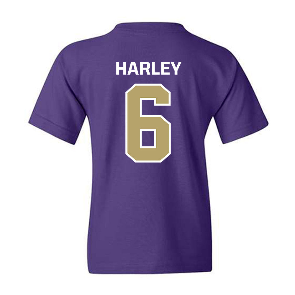 JMU - NCAA Football : Chantz Harley - Classic Shersey Youth T-Shirt-1