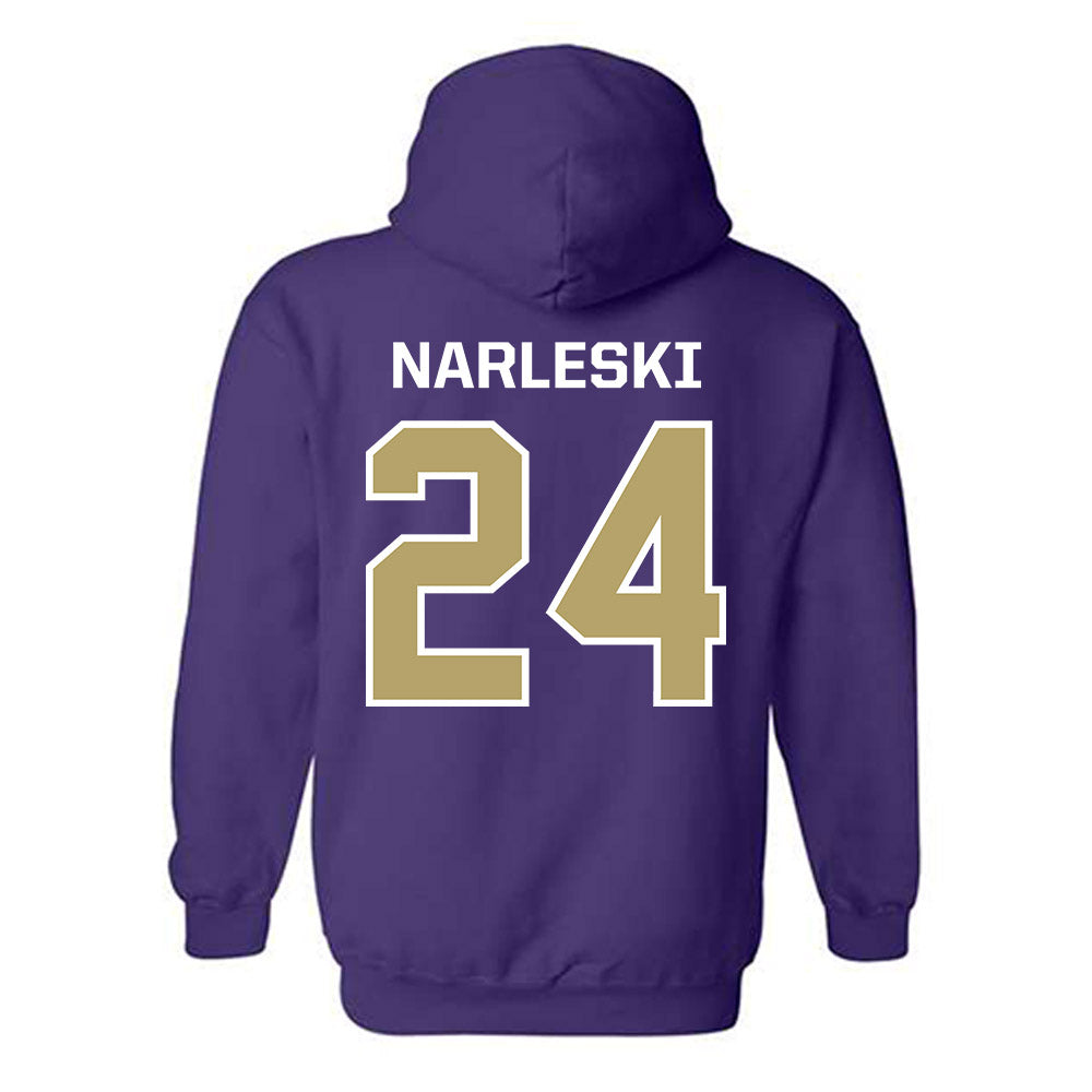 JMU - NCAA Women's Field Hockey : Julie Narleski - Classic Shersey Hooded Sweatshirt-1