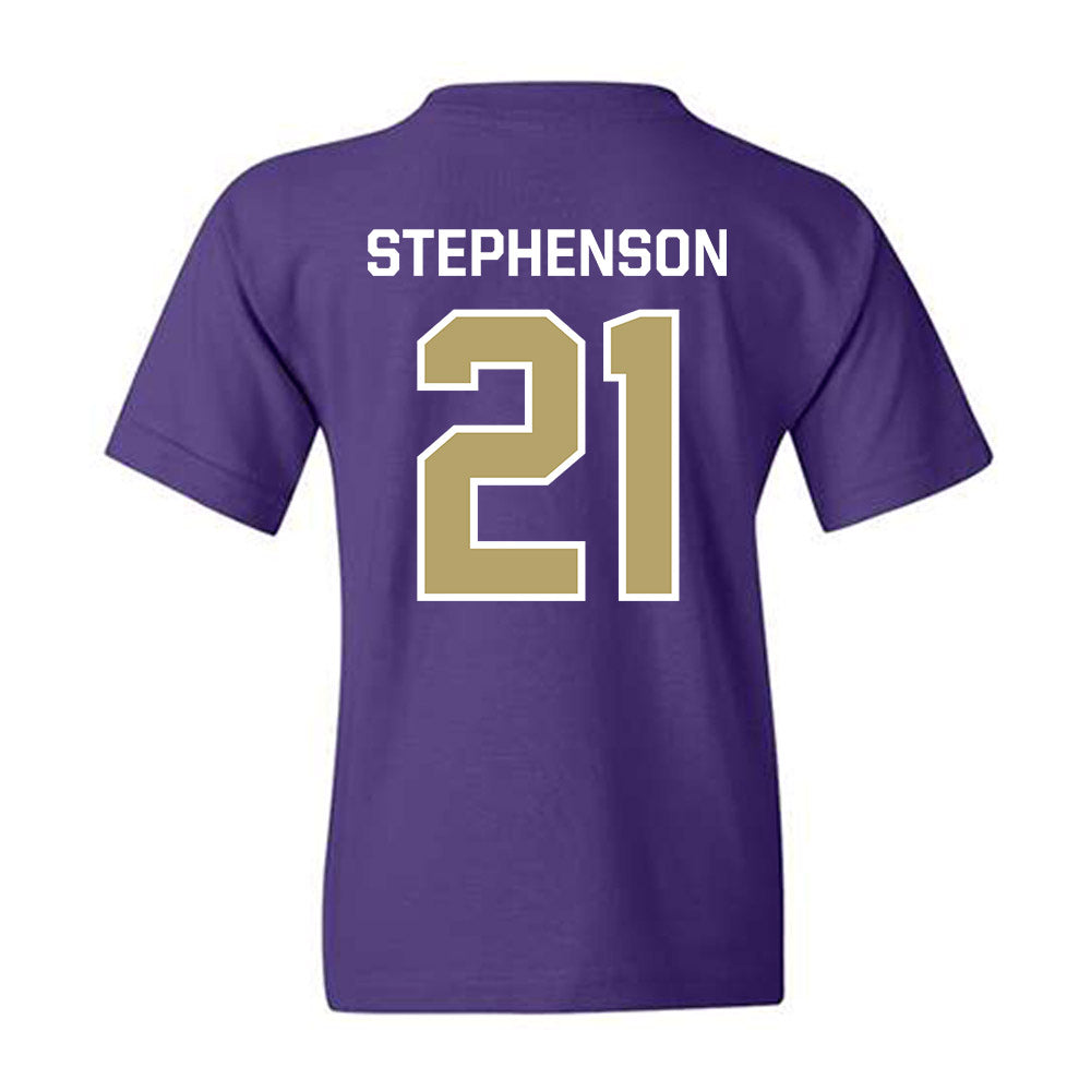 JMU - NCAA Women's Basketball : Zakiya Stephenson - Classic Shersey Youth T-Shirt-1