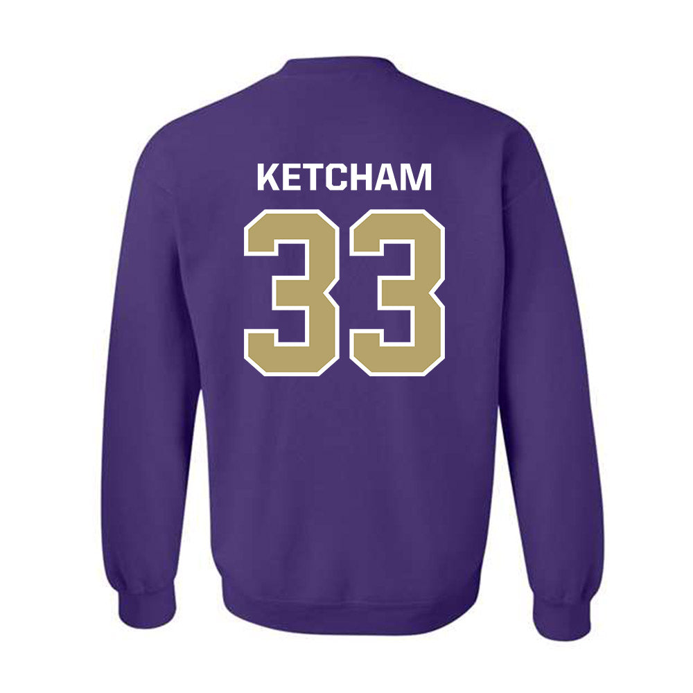JMU - NCAA Football : Logan Ketcham - Classic Shersey Crewneck Sweatshirt-1