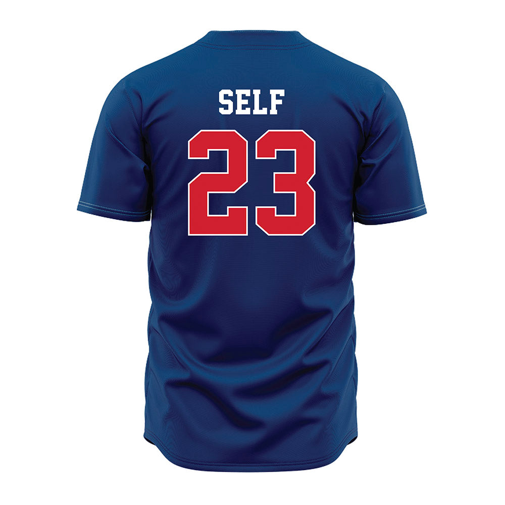 Radford - NCAA Baseball : Mason Self - Blue Jersey