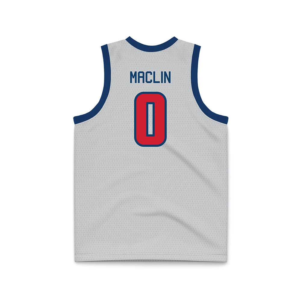 Radford - NCAA Men's Basketball : Brandon Maclin - Grey Basketball Jersey
