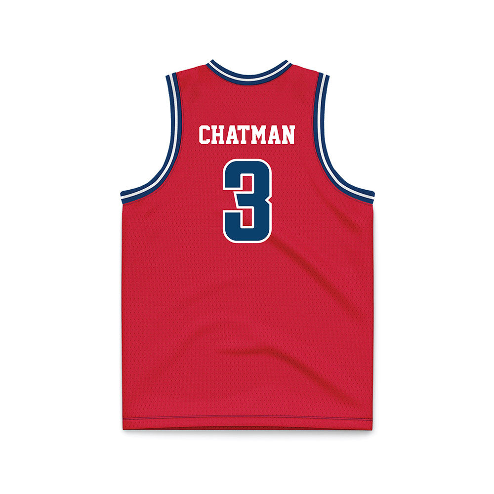 Radford - NCAA Men's Basketball : Brennan Chatman - Red Basketball Jersey