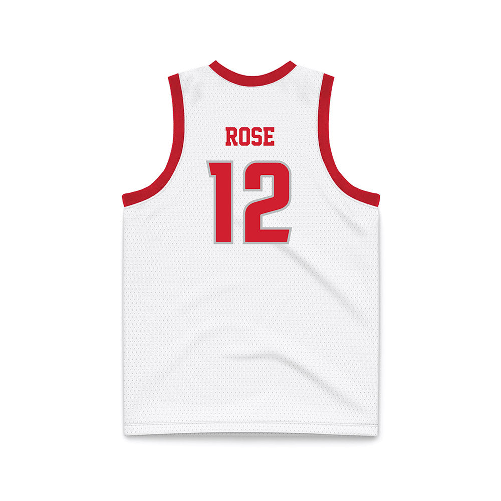 Radford - NCAA Men's Basketball : Brock Rose - White Basketball Jersey