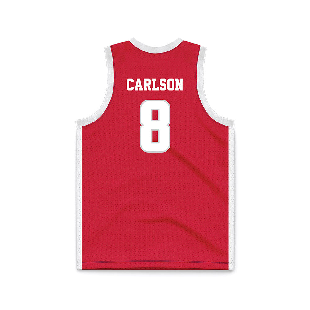 Radford - NCAA Women's Basketball : Cate Carlson - Red Basketball Jersey-1