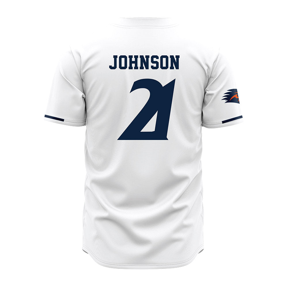 UTSA - NCAA Baseball : Nathan Johnson - White Jersey-1