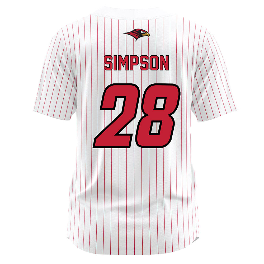 Seattle - NCAA Softball : Nicola Simpson - White Jersey-1