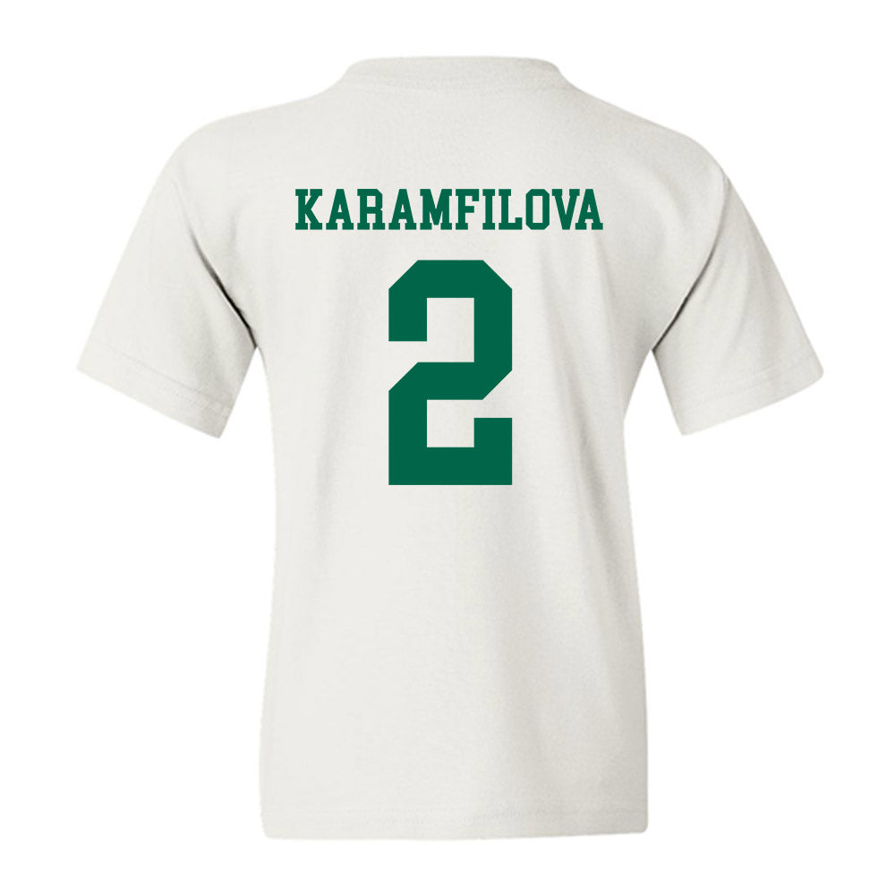USF - NCAA Women's Basketball : Yana Karamfilova - Classic Shersey Youth T-Shirt-1