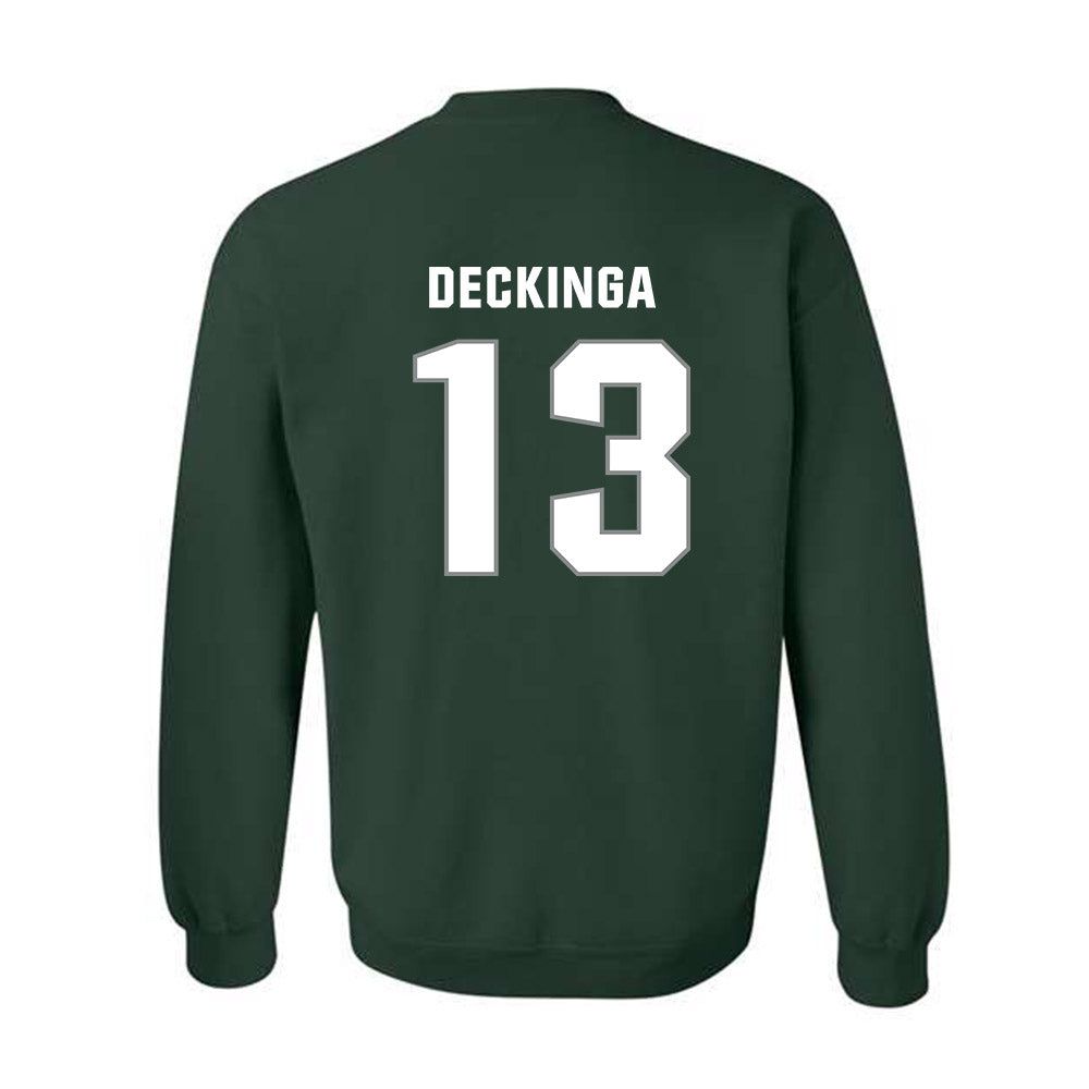 Michigan State - NCAA Baseball : CJ Deckinga - Crewneck Sweatshirt-1