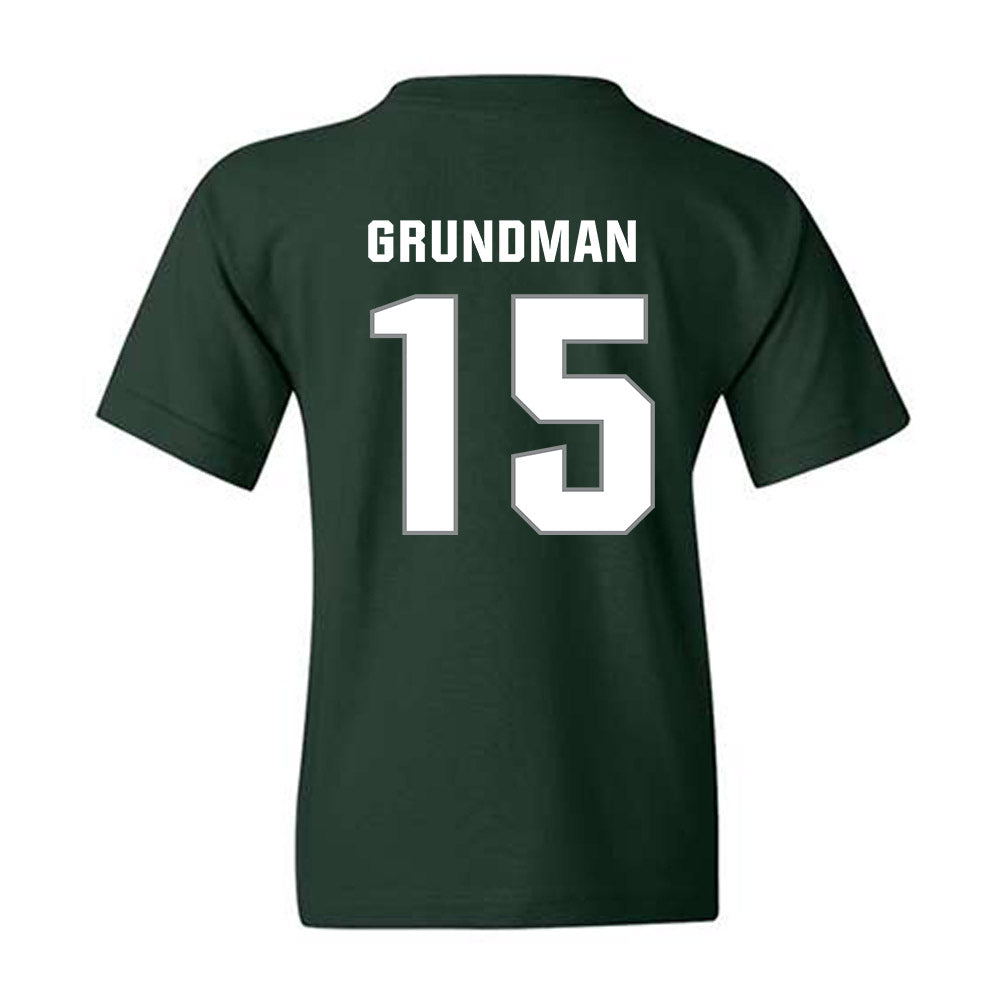 Michigan State - NCAA Baseball : Gannon Grundman - Youth T-Shirt-1
