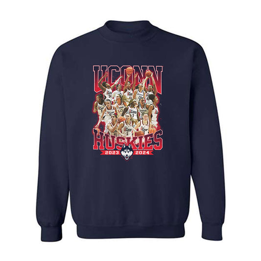 UConn - NCAA Women's Basketball : Official 2023 - 2024 Post Season -   Crewneck Sweatshirt