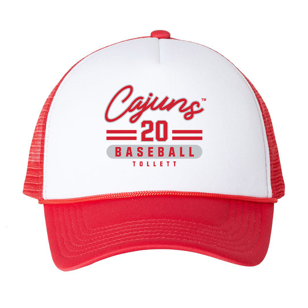 Louisiana - NCAA Baseball : JR Tollett - Trucker Hat-0