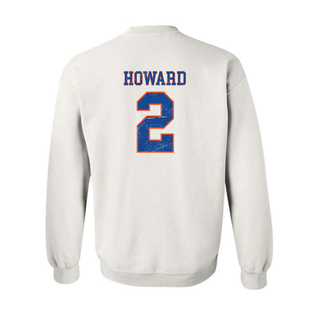 Boise State - NCAA Women's Basketball : Emily Howard - Sport Shersey Crewneck Sweatshirt-1