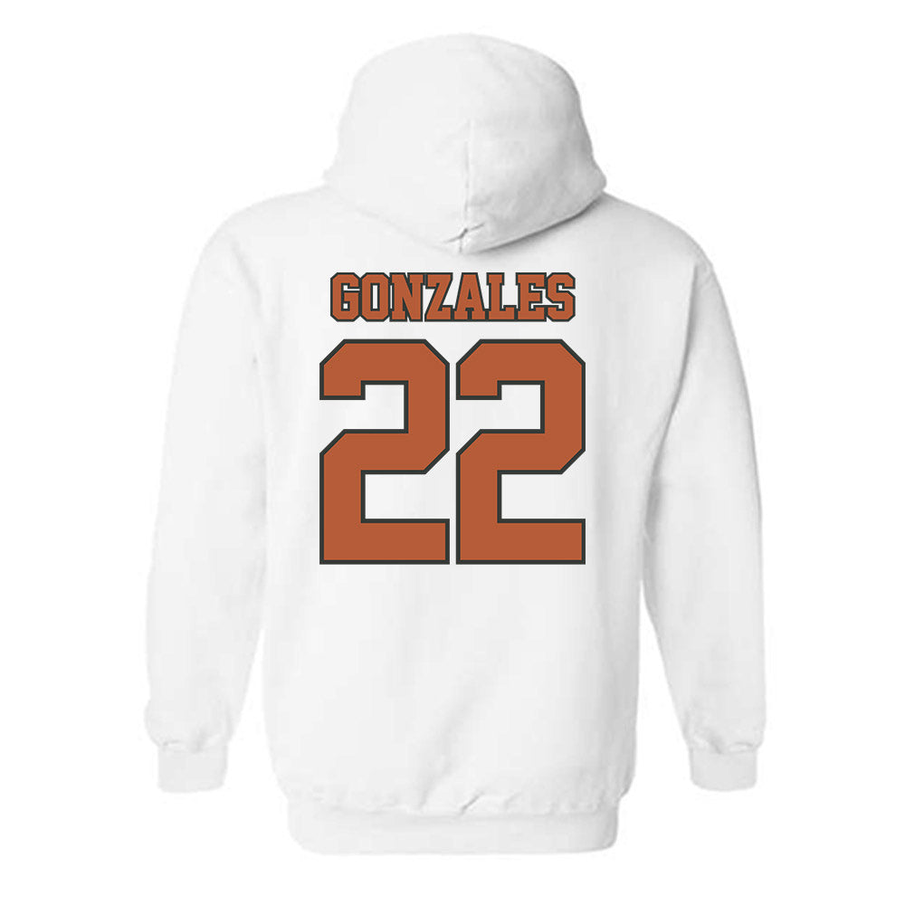 Texas - NCAA Softball : Brenlee Gonzales - Sports Shersey Hooded Sweatshirt-1