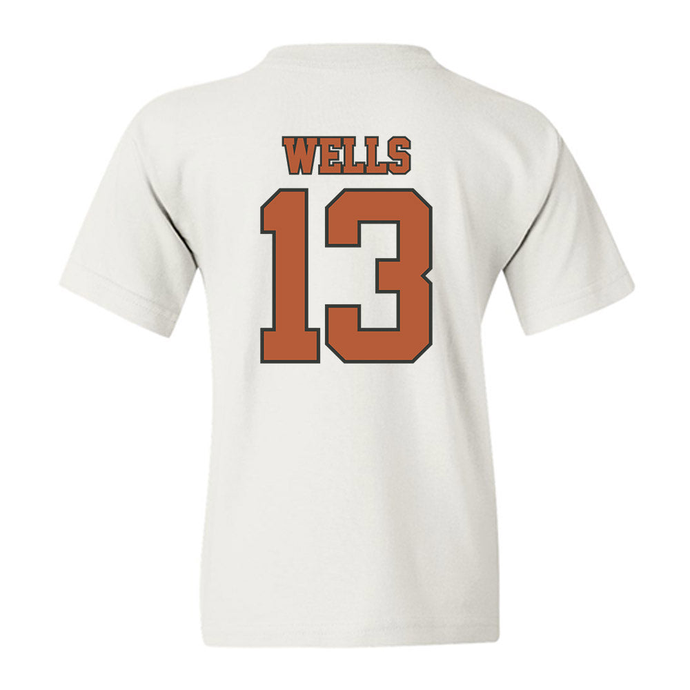 Texas - NCAA Softball : Hannah Wells - Sports Shersey Youth T-Shirt-1