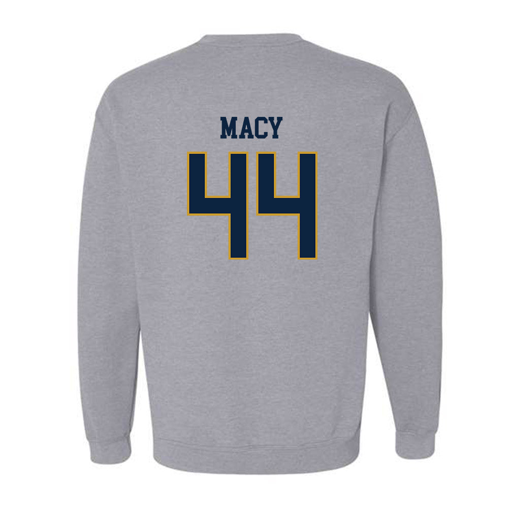 Notre Dame - NCAA Women's Basketball : Leah Macy - Sports Shersey Crewneck Sweatshirt-1