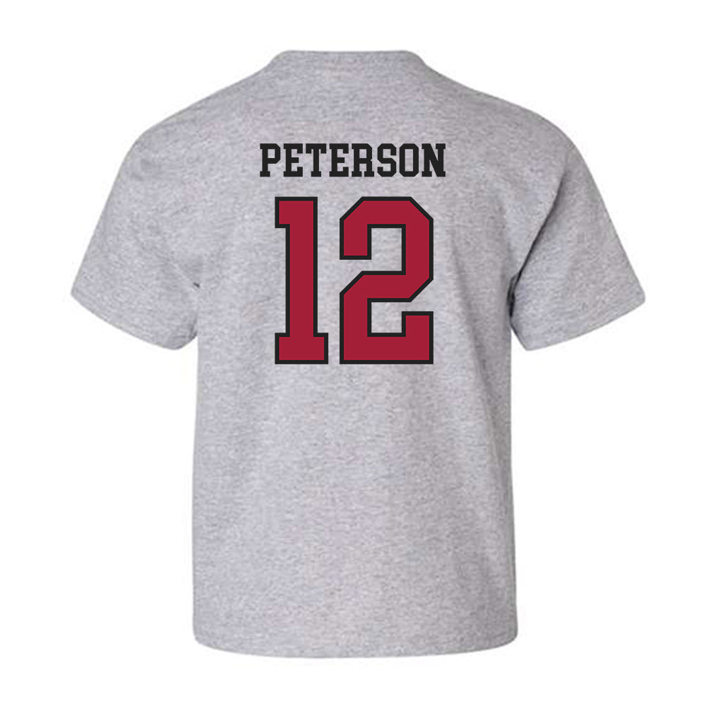Arkansas - NCAA Baseball : Elliott Peterson - Sports Shersey Youth T-Shirt-1