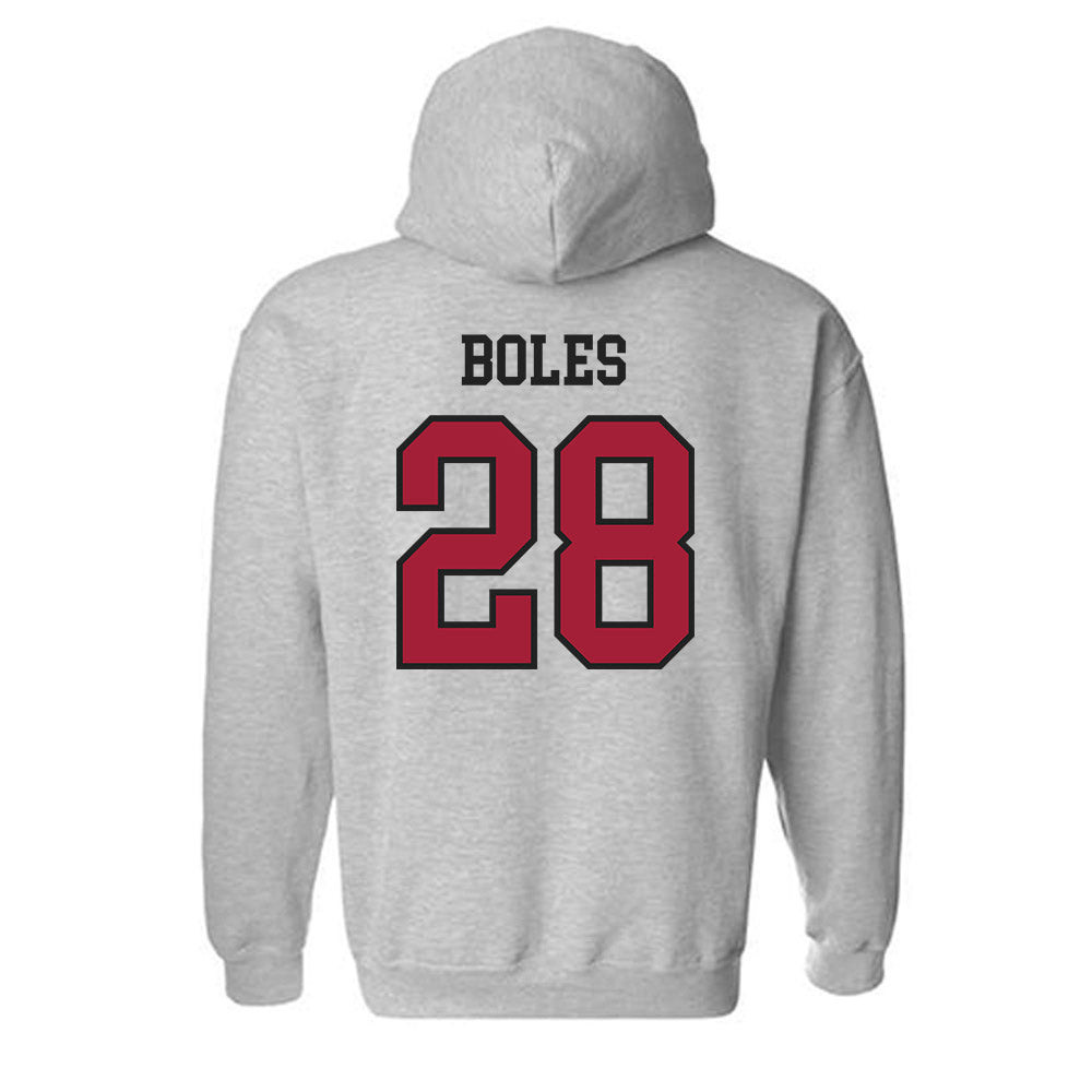 Arkansas - NCAA Baseball : Carson Boles - Sports Shersey Hooded Sweatshirt