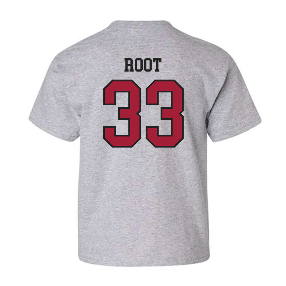 Arkansas - NCAA Baseball : Zach Root - Sports Shersey Youth T-Shirt-1