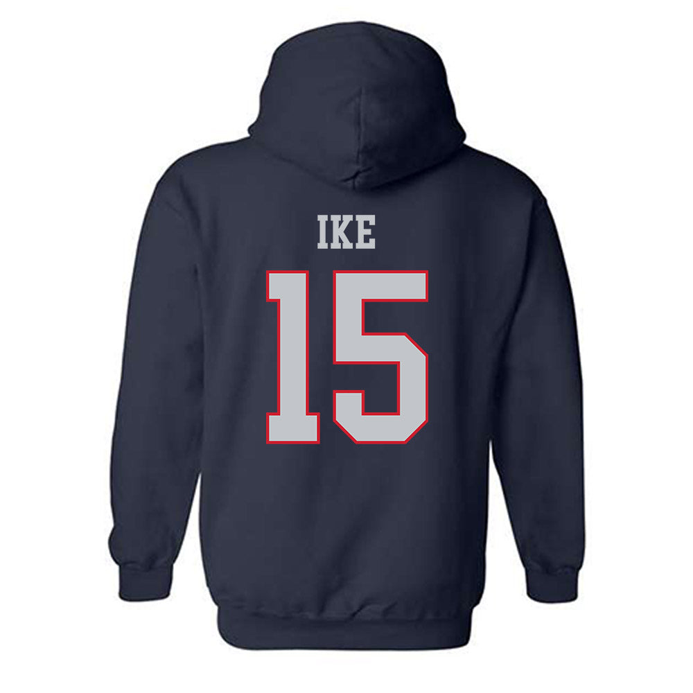 Gonzaga - NCAA Men's Basketball : Graham Ike - Sports Shersey Hooded Sweatshirt-1