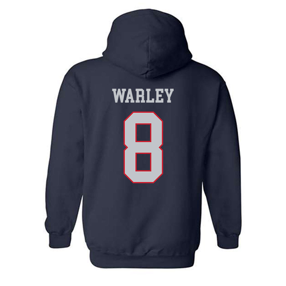 Gonzaga - NCAA Men's Basketball : Jalen Warley - Sports Shersey Hooded Sweatshirt-1