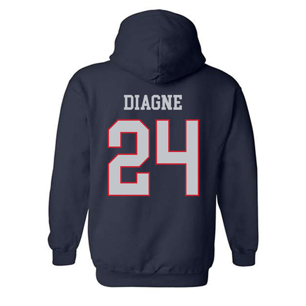 Gonzaga - NCAA Men's Basketball : Ismaila Diagne - Sports Shersey Hooded Sweatshirt