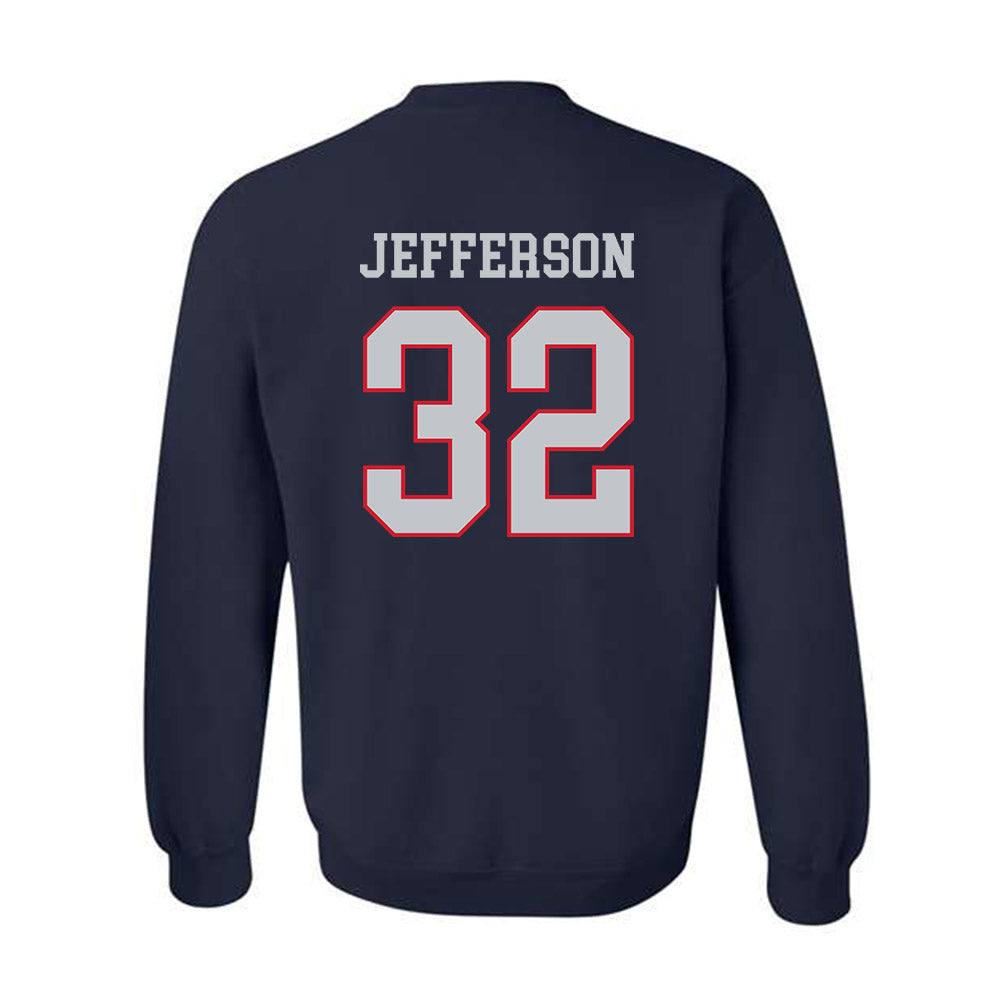 Gonzaga - NCAA Men's Basketball : Parker Jefferson - Sports Shersey Crewneck Sweatshirt-1