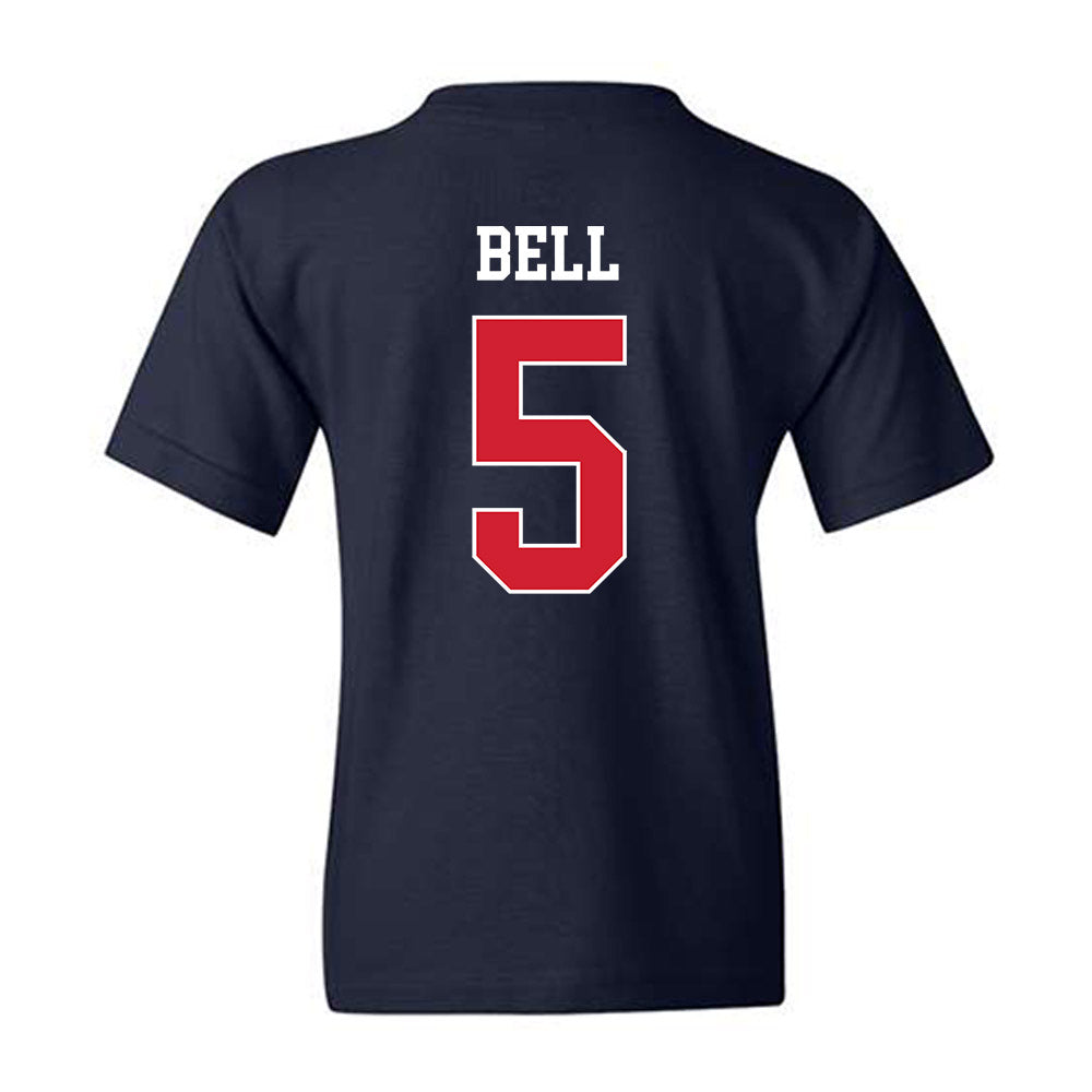 Gonzaga - NCAA Baseball : Mikey Bell - Sports Shersey Youth T-Shirt-1