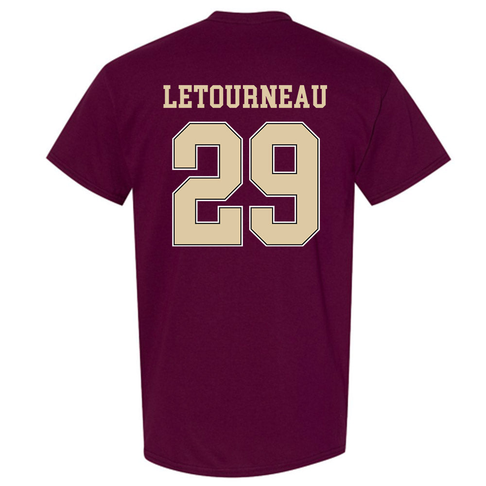 Boston College - NCAA Men's Ice Hockey : Dean Letourneau - Sports Shersey T-Shirt-1
