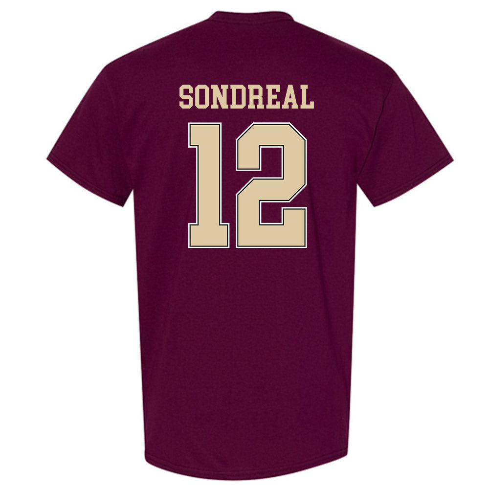 Boston College - NCAA Men's Ice Hockey : Jake Sondreal - Sports Shersey T-Shirt-1